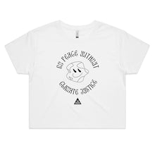 Load image into Gallery viewer, No Peace Without Climate Justice - Unisex Crop Tee