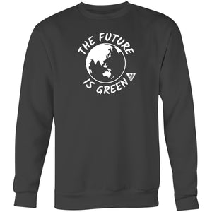 The Future is Green Sweatshirt (logos)