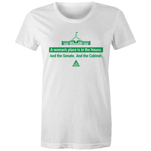 A Woman's Place - Women's Maple t-shirt