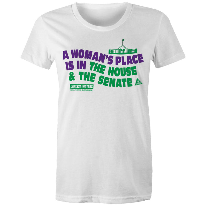 A woman’s place Larissa Waters Women's t-shirt