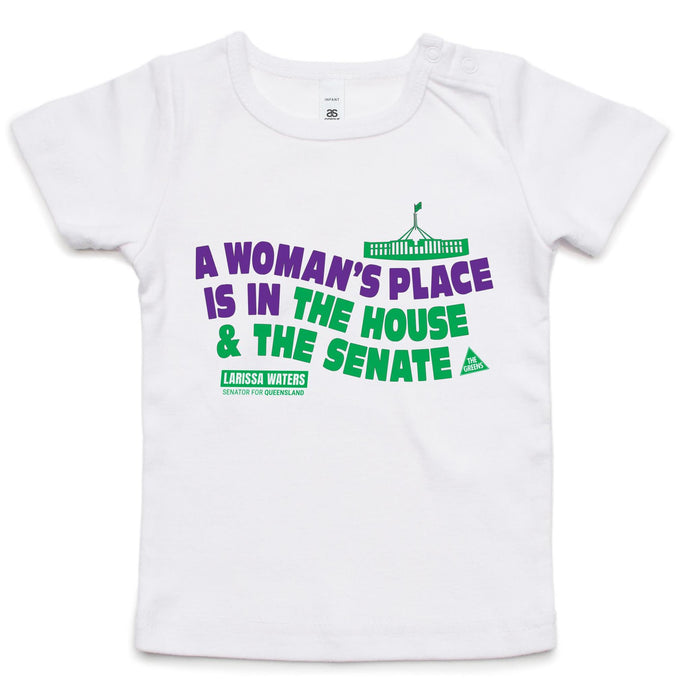 A woman’s place Larissa Waters Infant's t-shirt