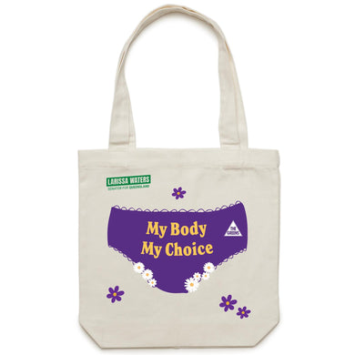 My body, my choice Larissa Waters tote