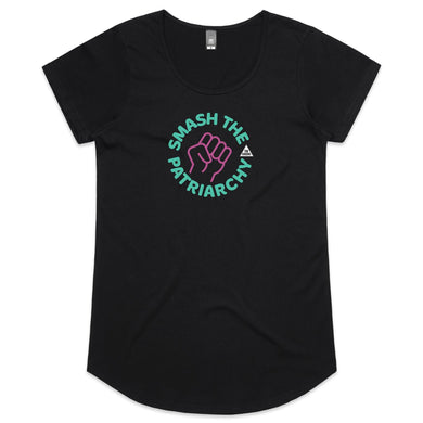 Smash The Patriarchy Fist - Womens Scoop Neck T-Shirt