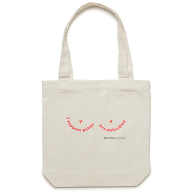 I support public breastfeeding Larissa Waters tote