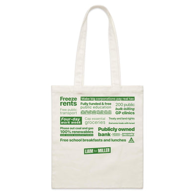 Manifestote - Parcel Canvas Tote Bag