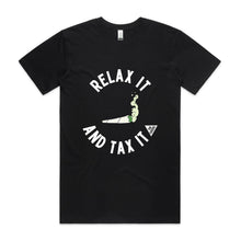 Load image into Gallery viewer, Relax It, Tax It - Unisex Organic Tee