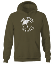 Load image into Gallery viewer, The Future is Green Hoodie (logos)