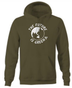 The Future is Green Hoodie (logos)