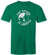 Load image into Gallery viewer, The Future is Green Unisex T-Shirt (logos)