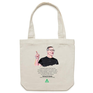 Richard Di Natale Commemorative Canvas Tote Bag