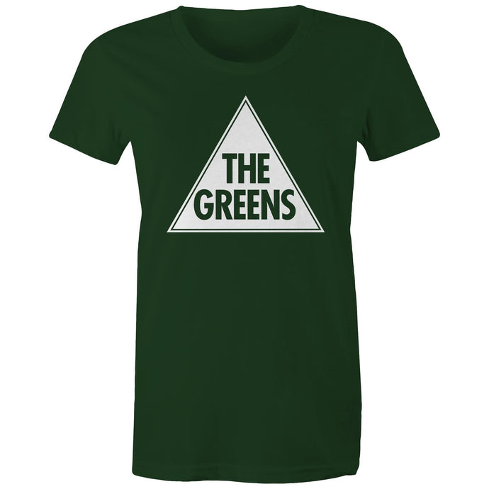 Women's t-shirt with our Classic Greens Logo - green