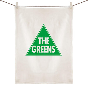 100% Linen Tea Towel with Our Classic Logo