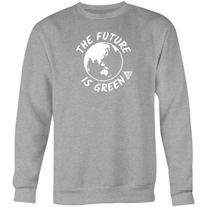 The Future is Green Sweatshirt (logos)