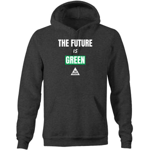 The Future is Green Hoodie (text)