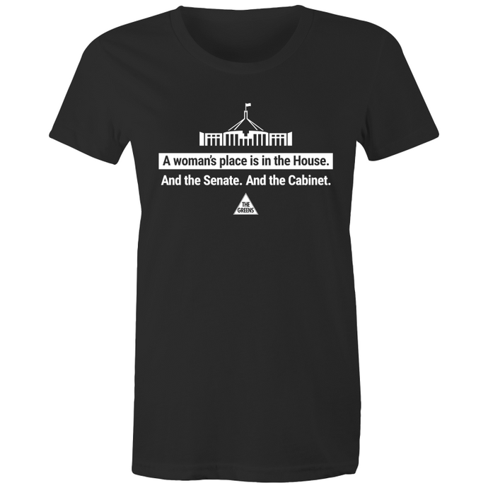 A Woman's Place - Women's Maple t-shirt